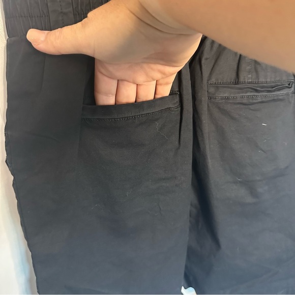 PISTOLA ROSIE MINI DRESS SMOCKED WAIST DRESS Small BLACK sleeveless pockets - Picture 8 of 14